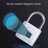 Professional Fingerprint Padlocks Keyless Fingerprint Security Lock Keyless Biometric Lock  for Gym Outdoor Fence & Gate