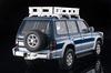 Tomica Limited Vintage Neo 1/64 Scale LV-N206a Mitsubishi Pajero Mid-Roof Wide VR with Optional Parts, 1994 Model, Blue/Silver, Finished