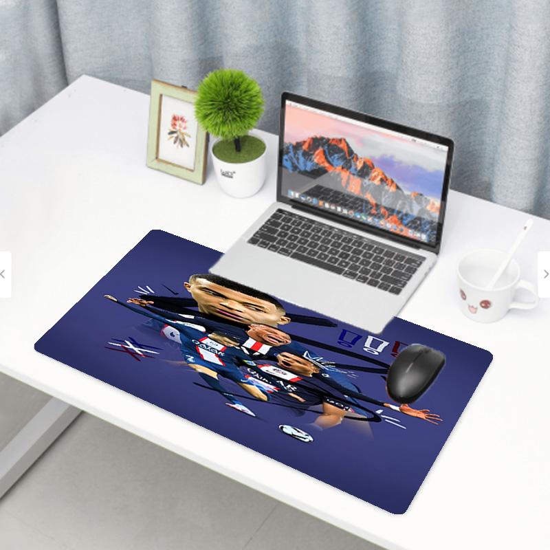 Kylian Mbappe Druck Mauspads, Anti-Rutsch Schreibtisch Tastaturmatte, für PC Laptop Gaming Arbeiten Tägliche Nutzung, Coole Festival Überraschungsgeschenk