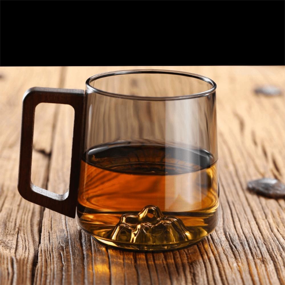 Internal Mountain Protrusion Water Drinking Cup Large Capacity Tea Cup Household Glass Cup  Gift
