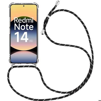 Case for Xiaomi Redmi Note 14 5G (not for 4G) - with Black Cord - EFConnection