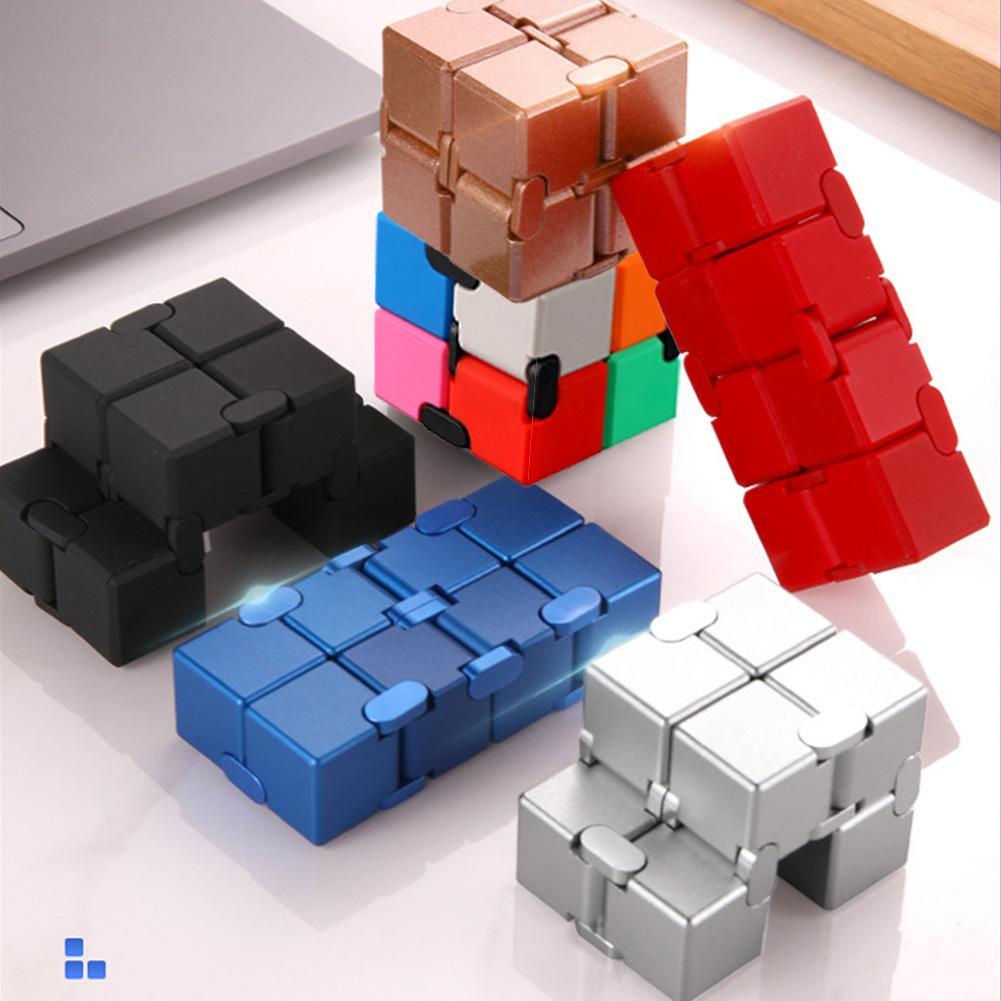Magic Cube Stress Relief Toy Infinity Cube Portable Educational Toys Decompress Relax Toys for Children Adult Relax Venting Toys
