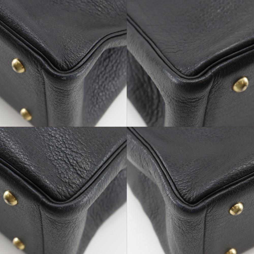 HERMES Gallop FT1 Tote Bag black Buffl Women Used