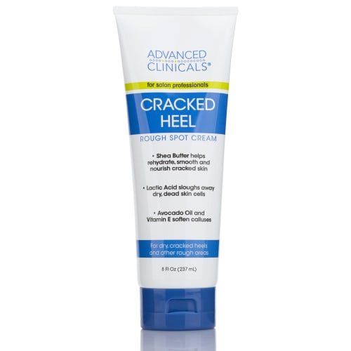 Advanced Clinicals Cracked Heel Cream for Dry, Rough Spots, Calluses by Advanced Clinicls