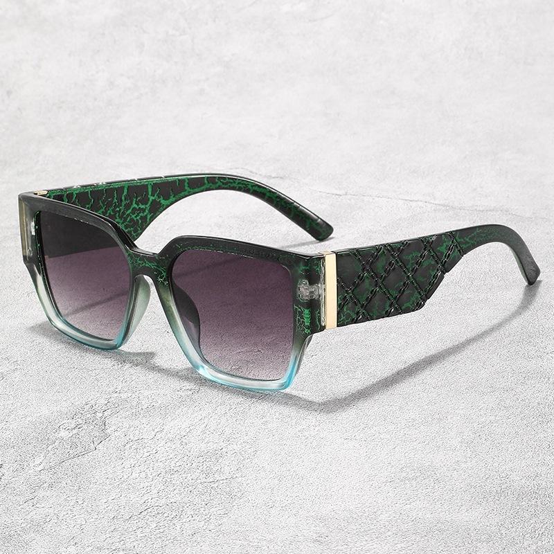 New splicing color fashion sunglasses personality trend Internet celebrity street shot sunglasses box sunglasses