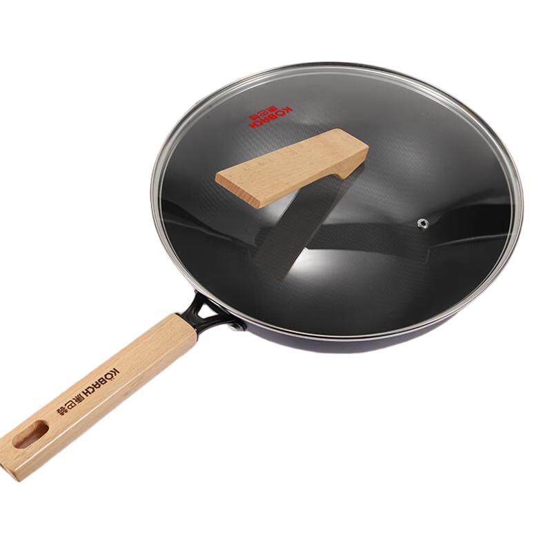 KABACH Fine Iron Non-Coated Wok