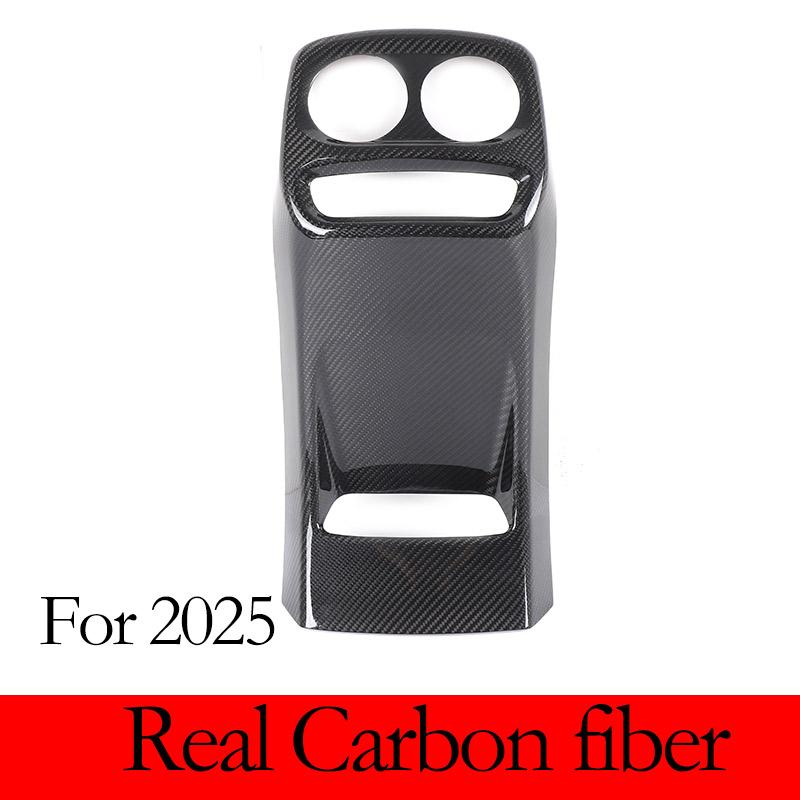 For Mercedes-Benz G-Class W464 W465 2019-2026 Carbon Fiber Rear Air Condition Outlet Vent Frame Cover Trim Car Accessories