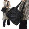 Retro torba shopper torba motocyklowa miękka skóra PU duża pojemność torba na ramię Y2K punkowa wielokieszeniowa torba na ramię