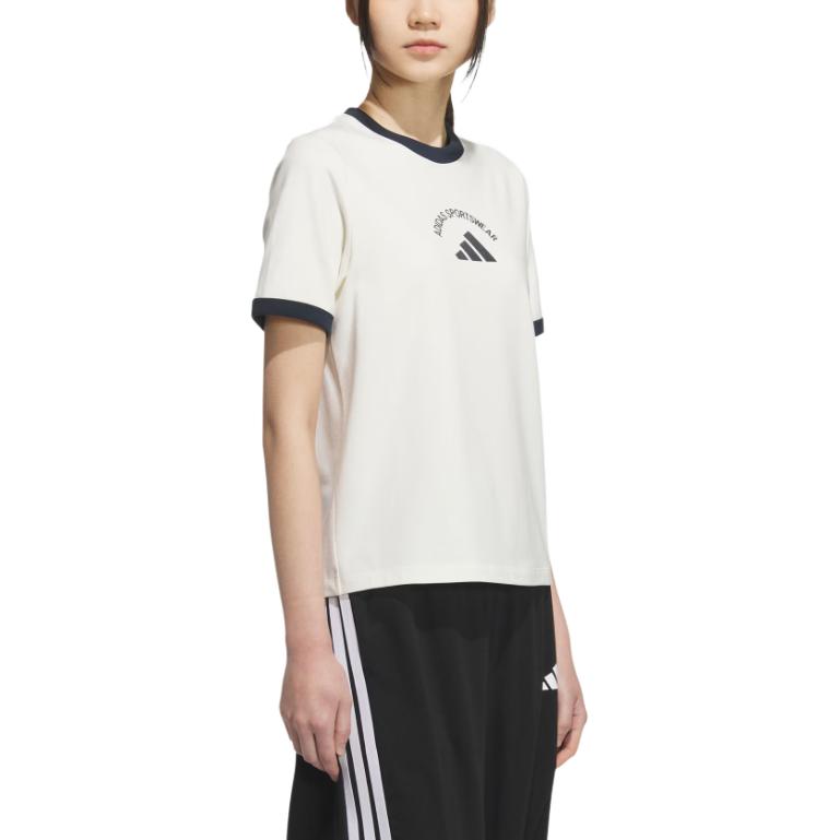 Adidas Short Sleeve T-Shirt Round Neck Simple Casual Women Tops KC0058