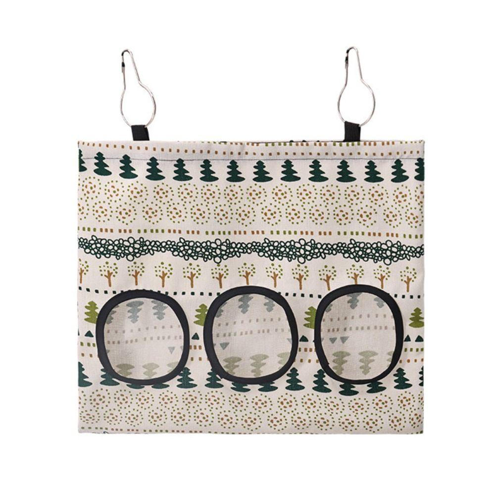 Large Capacity Hanging Hay Feeder Hook-Secured Small Pet Feeding Bag Rabbit Hay Bag  Pet Supply
