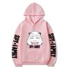 Spy X Family Anime Hoodie Women - Printed Cap Sleeve Long Oversized Streetwear Sweatshirt In Multiple Colors