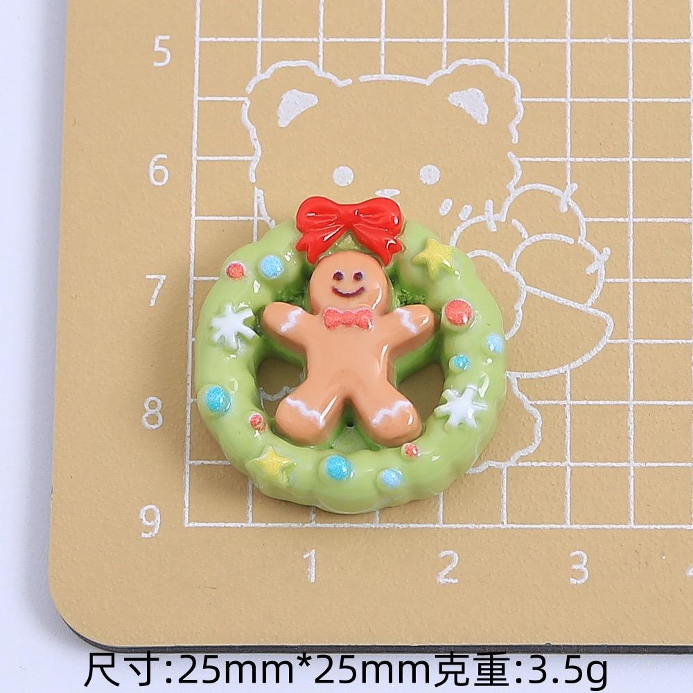 5Pcs New Cute Christmas Collection Flat Back Resin Cabochons Scrapbooking DIY Jewelry Craft Decoration Accessories