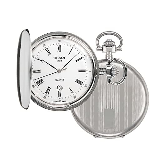 Tissot Pocket Watch, Officially Imported, T83655313, White Dial
