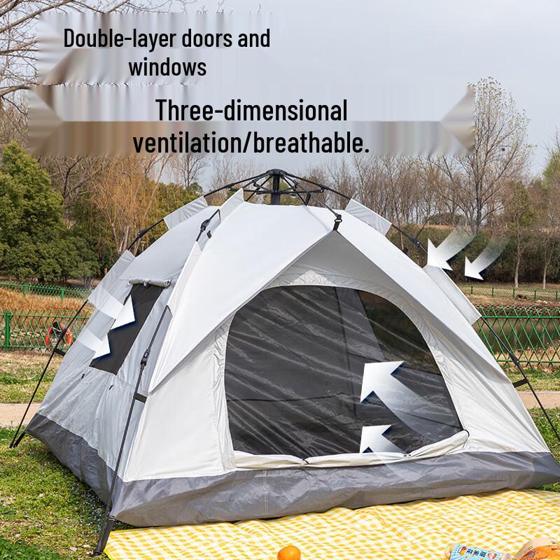Hanle Meitu 3-Person Automatic Pop-Up Camping Tent