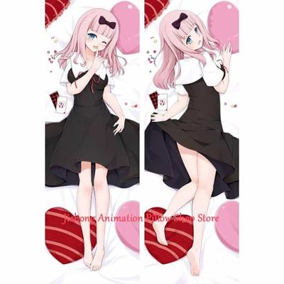 Dakimakura Anime Chika Fujiwara Μαξιλαροθήκη Διπλής Όψης Εκτύπωση Φυσικού Μεγέθους Υψηλής Ποιότητας 2WAY Μαξιλαροθήκη Δώρα Otaku