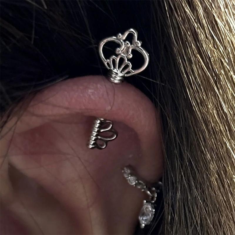 

Милый уникальный полый ключ ушная кость гвоздь для женщин девочек простые серьги для профилактики аллергии ювелирные изделия аксессуары подарки