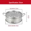 JingZhiFeng Thickened Stainless Steel Commercial Steamer
