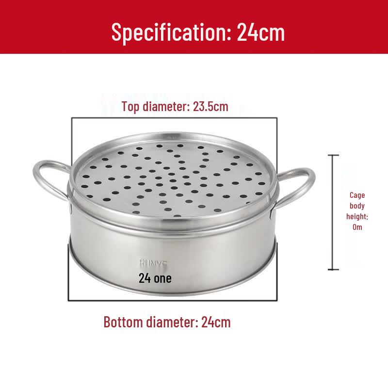 JingZhiFeng Thickened Stainless Steel Commercial Steamer