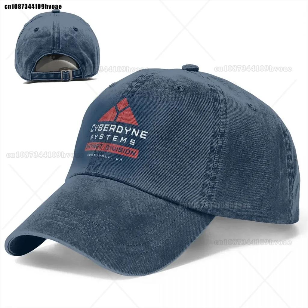 Skynet Division Czapki baseballowe Unisex Styl Postarzana Prana Czapka Snapback Terminator Outdoorowe Letnie Czapki Kapelusz