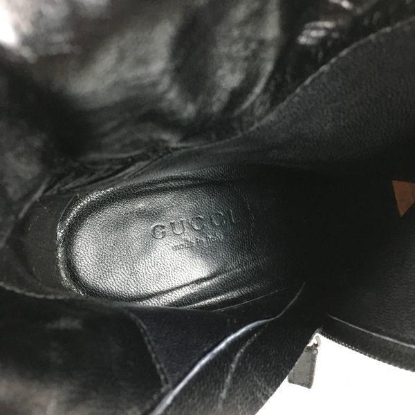 Gucci Long Boots Size 36.5C (Approx. 22.523.0cm) Black Suede(USED)