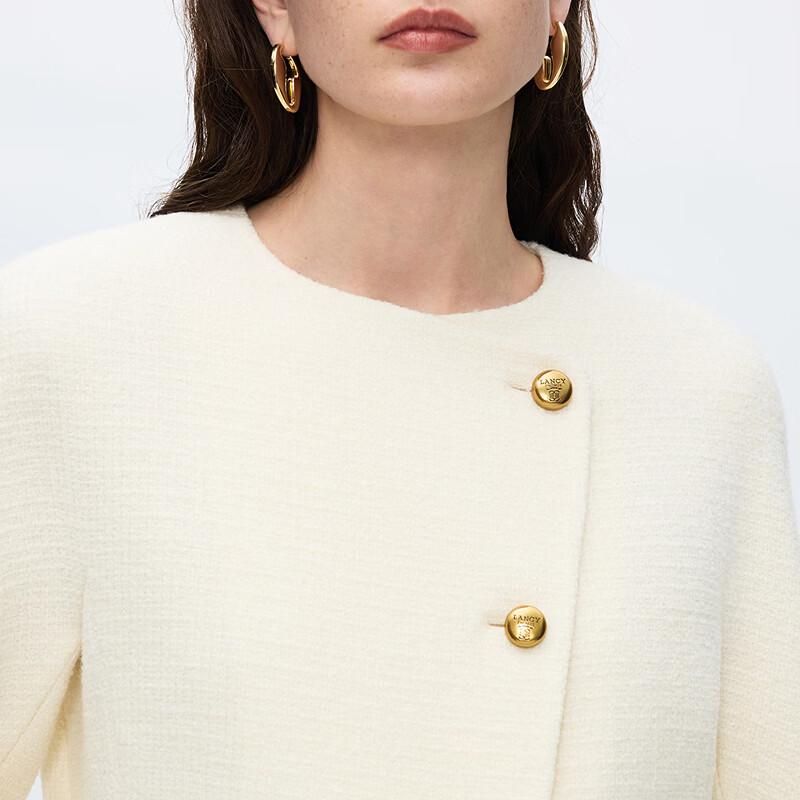 Langzi Wool Blend Cropped Jacket