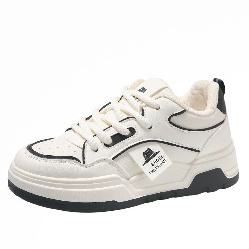 Fashion Women's Sports Shoes Casual Thick-soled Shoes Versatile White Versatile Casual Shoes for Female Spring and Autumn Students New