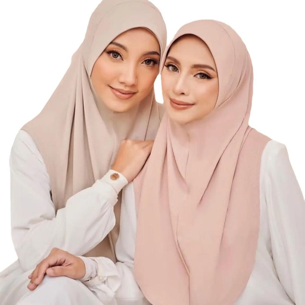 Modal Hijab Jersey Hijabs for Women Hijab Turban Arab Headgear Double Round Headscarf Bonnet Hijab Turbante Feminino Para Festa