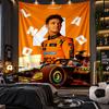 Wall Hanging Tapestry Lando Norris Print Cloth for Living Room Bedroom Home Decor