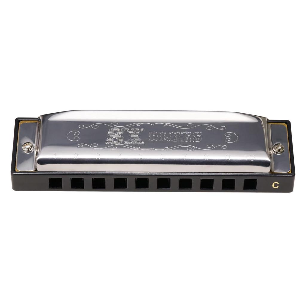 SX Blues Harmonica 10-hole C Key HM1020C
