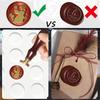1pc Wax Seal Stamp Mold 4/12/24 Round Silicone Mat DIY Crafts Wax Seal Mat Tool French Mousse Cake Baking Tools
