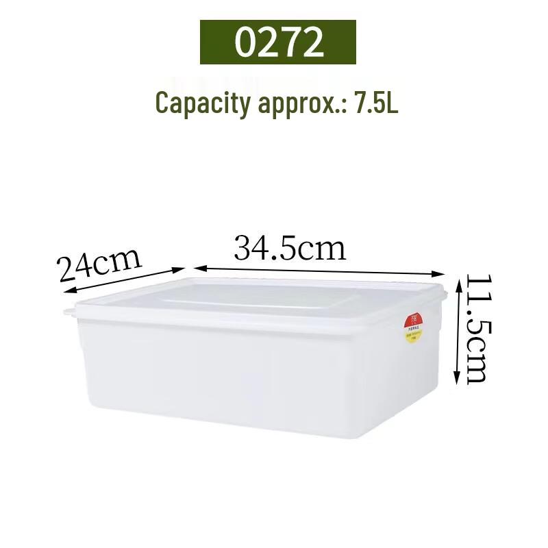 

Прямокутний пластиковий контейнер для зберігання їжі