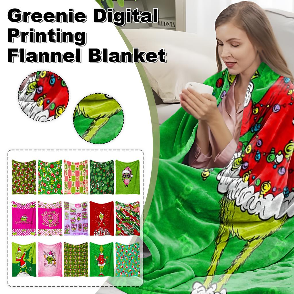 Flanellpledd Juleeksklusivt Personlig Pledd Digitaltrykk