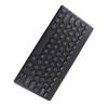 Wireless Keyboard 2.4G 78 Keys Ergonomic Design Portable Slim Power Saving Round Keycaps USB Keyboard