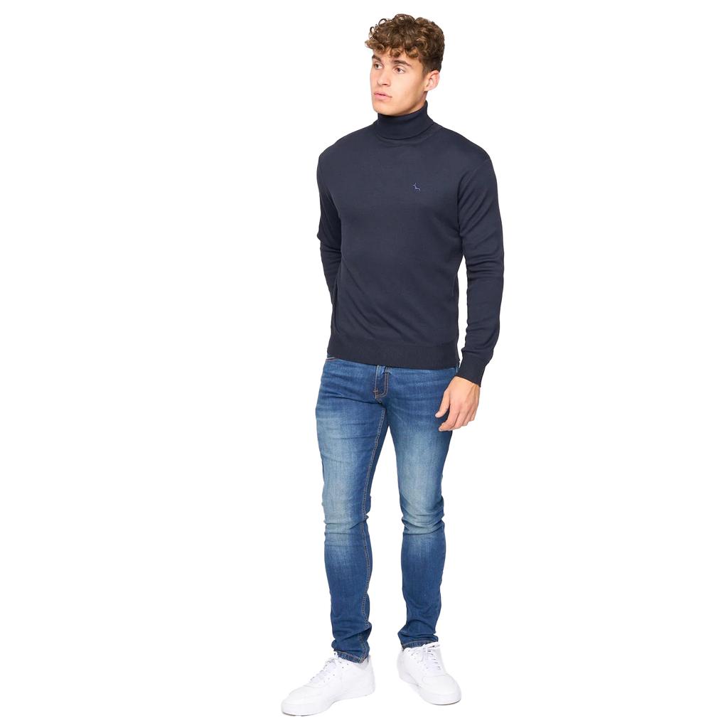 Bewley & Ritch Mens Cliveden Knitted Turtle Neck Pullover