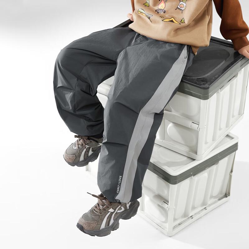 EBAER Kids  Fleece-Lined Sports Casual Pants 140cm