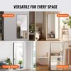 Full Length Floor Mirror 71'' X 31'' Free Standing Wall Mounted Tempered