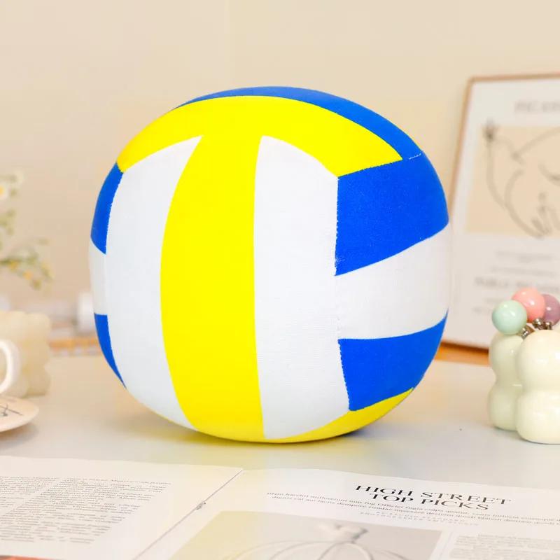 

Имитация Волейбольные Плюшевые Игрушки Мягкая Набивная Волейбольная Кукла Мяч Сон Обнимающая Подушка Креативный Домашний Декор Подарок на День Рождения 23cm