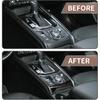 Gear Shift Frame Cover Decoration Set for Mazda CX-5 2017 2018 2019 2020 2021 2022 Car Interior Trim Accessory Black