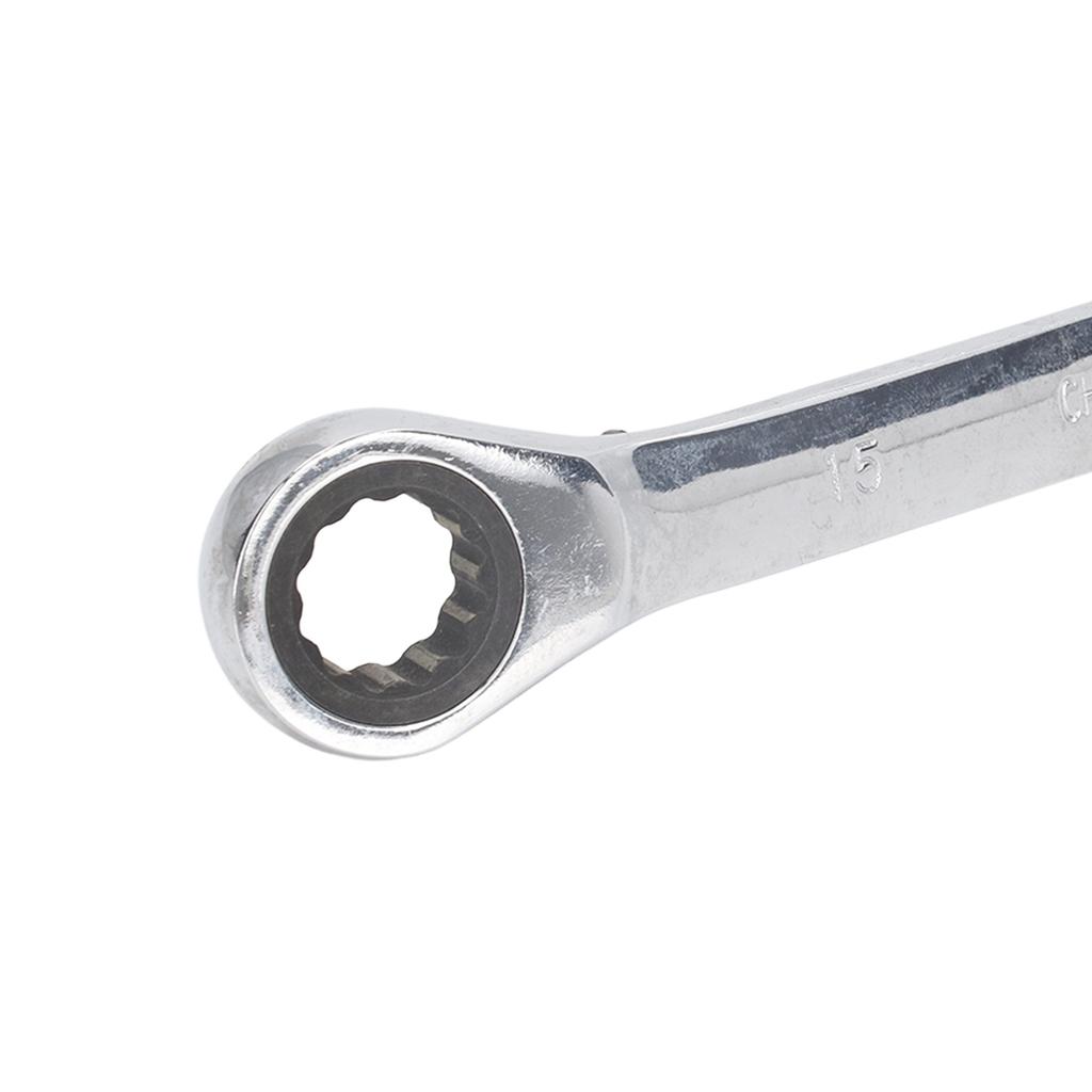 Double Ended Ring Wrench Universal Chrome Vanadium Steel 72 Tooth Gear Slip Resistance Ratcheting Wrench