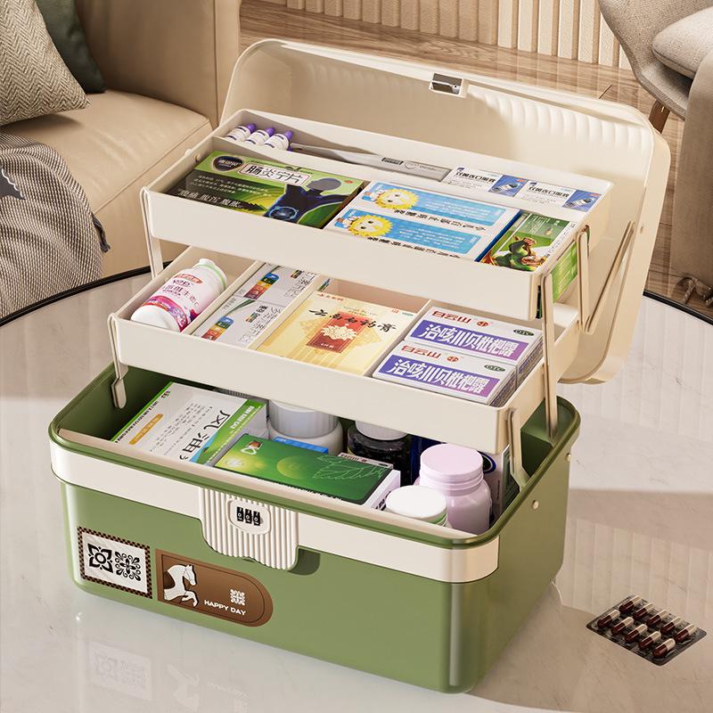 Lockable Storage Box for Home & Valuables, Portable Privacy Document Box for Students and Cars