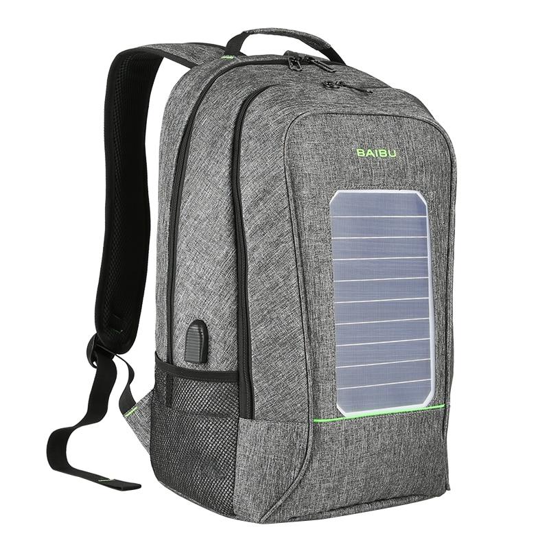waterproof solar backpack
