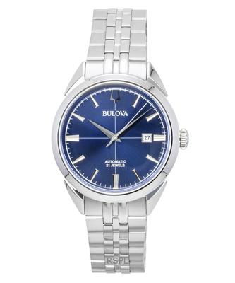 Reloj para hombre Sutton de acero inoxidable con esfera azul automático 96B425
