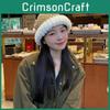 Warm Plush Knit Hat For Women Cozy Winter Beanie With Protection Ear