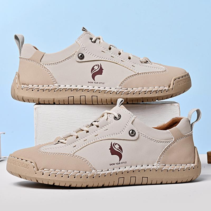 Große Größe 43 Handgefertigte Spaltleder Freizeitschuhe Damen Loafer Bequemer Fahrschuh Mokassins Damen Flache Schuhe