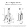 Shower Accessories Bathroom Household Merchandises Home Products Men Washable Noiseless Women Nose Hair Trimmer Supplies Garden