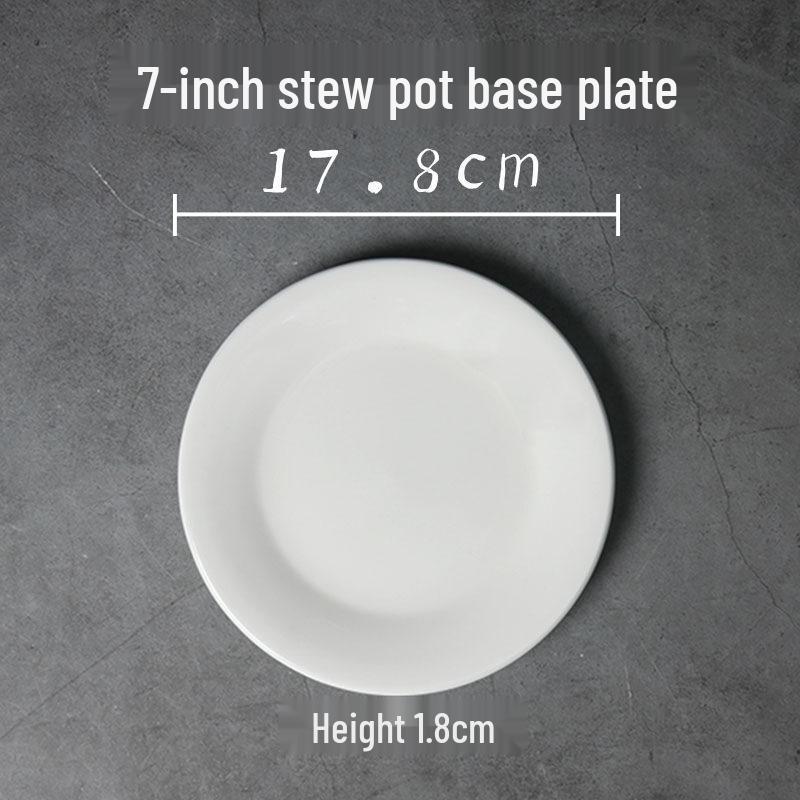 Bird's Nest Ceramic Stew Pot with Lid - Double Boiler Steaming Bowl for Soup & Steamed Egg, Pure White Tableware