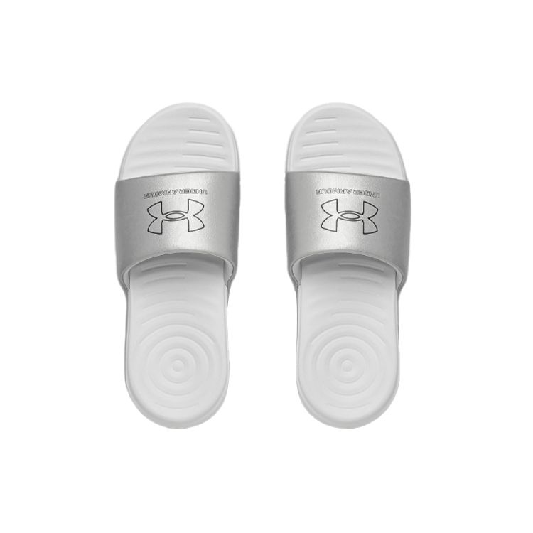 Under Armour Ansa Lightweight Slide Sandals Unisex Footwear White 3024199-100