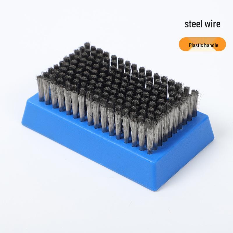 

Chrome Plated Steel Wire Brush for Anilox and Ceramic Roller Cleaning in the Printing Industry Steel Wire 0.076mm Plastic Handle