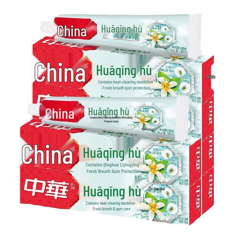 Zhonghua Huaqing Gum Care Toothpaste, Orange Blossom & Dandelion