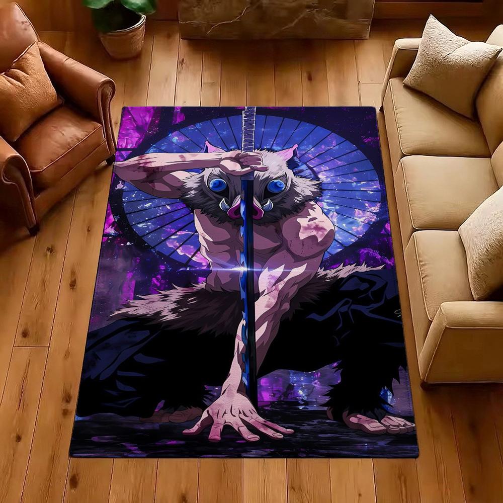 Demon Slayer Guardians Humanity Patterned Rug Allseason Carpet For Bedroom Kitchen Bathroom Home Decor Memorial Gift